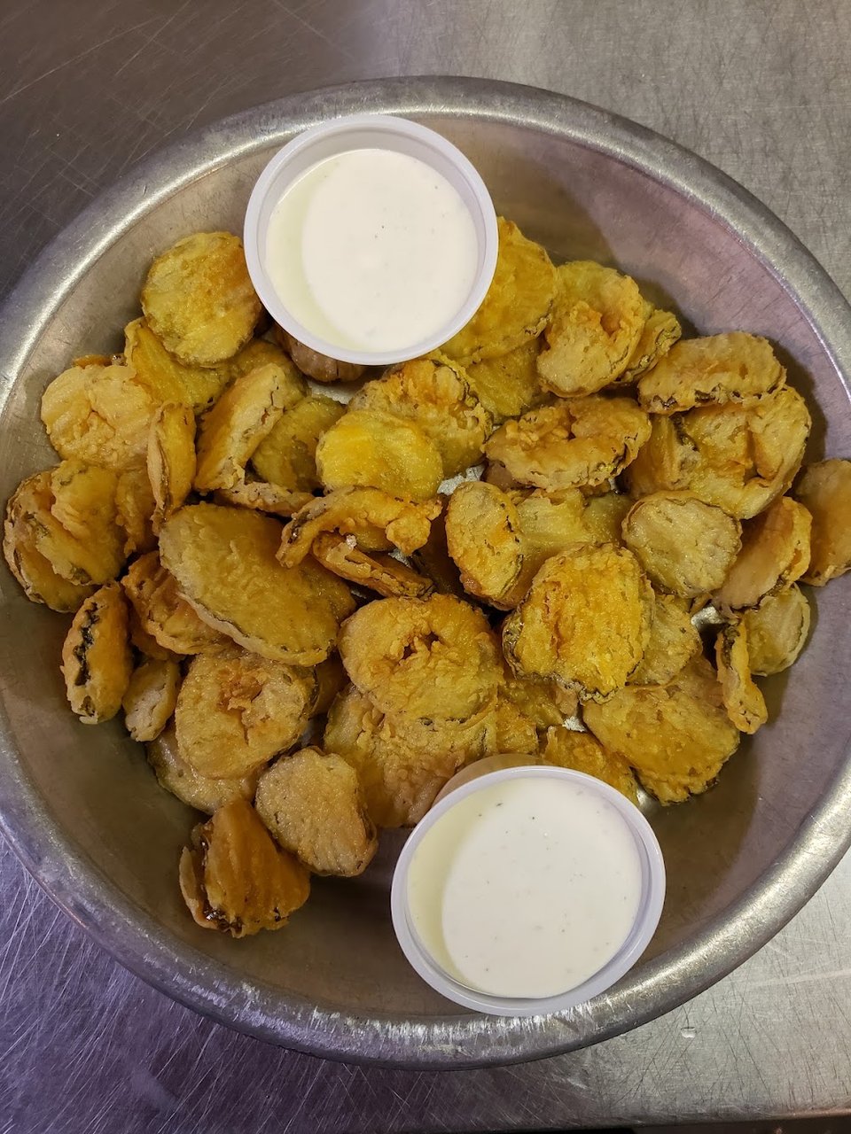 Fried Pickles w Ranch Dipping Sauce